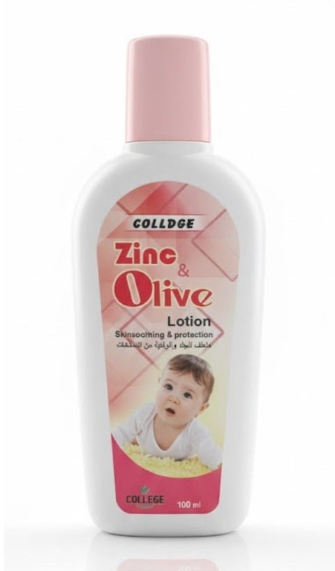 Colldge Zinc Olive Lotion, soothing and anti-chafing 100ml